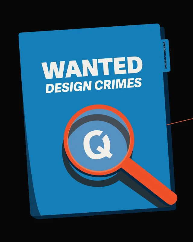 Wanted: Design Crimes! Our professors have been on the hunt tracking down common crimes from designers. So far, we’ve collected everything that we know of but always be on the lookout and remember any clues that you find along the way🕵️