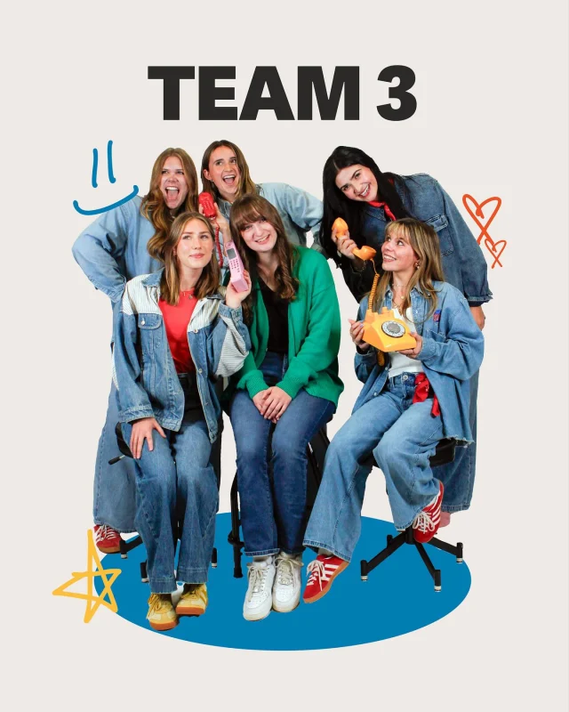 Powered by caffeine, chaos, and girl math — it’s our Fall 2025 Team 3 🎉