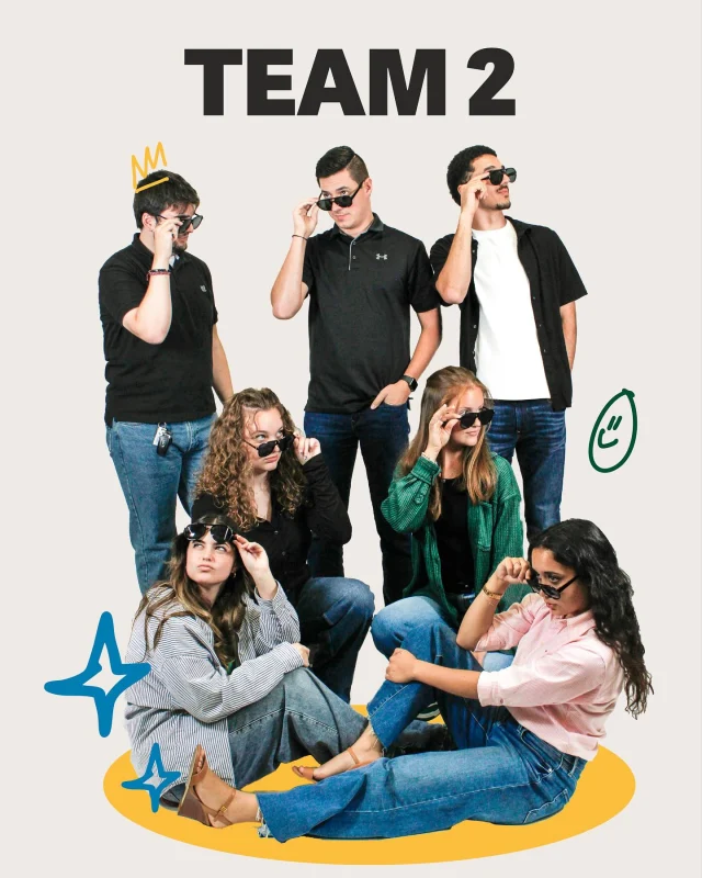 Give it up for our Fall 2025 Team 2! This team loves to create designs that work outside the box 😎